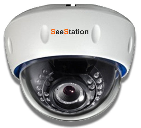 SeeStation (TVI) Motorized Zoom Dome CAMERA 2MP/1080P Analog High Definition 2.8-12mm (30 IR LED)