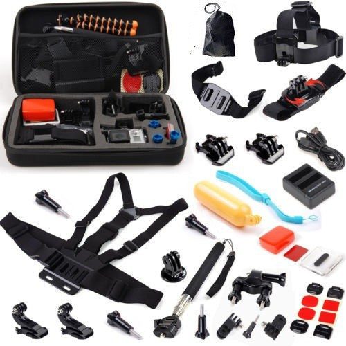 SeeStation SPORT-CAM-RECORDER Action Camera Universal Accessory Kit for GoPro-4 and similar models