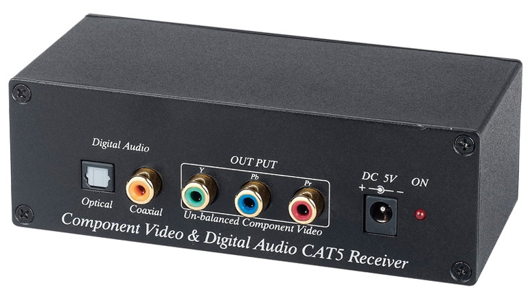 SEESTATION YE02DR Component Video & Audio Cat5E Receiver SEE-YE02DR (Use with SEE-YEO9D) - PAM Distributing Co